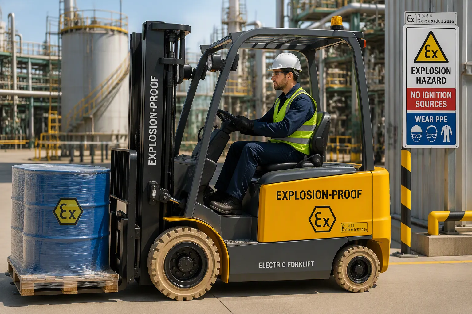 Tehlikeli Alanlar İçin Patlamaya Dayanıklı Elektrikli Forklift Nasıl Seçilir?