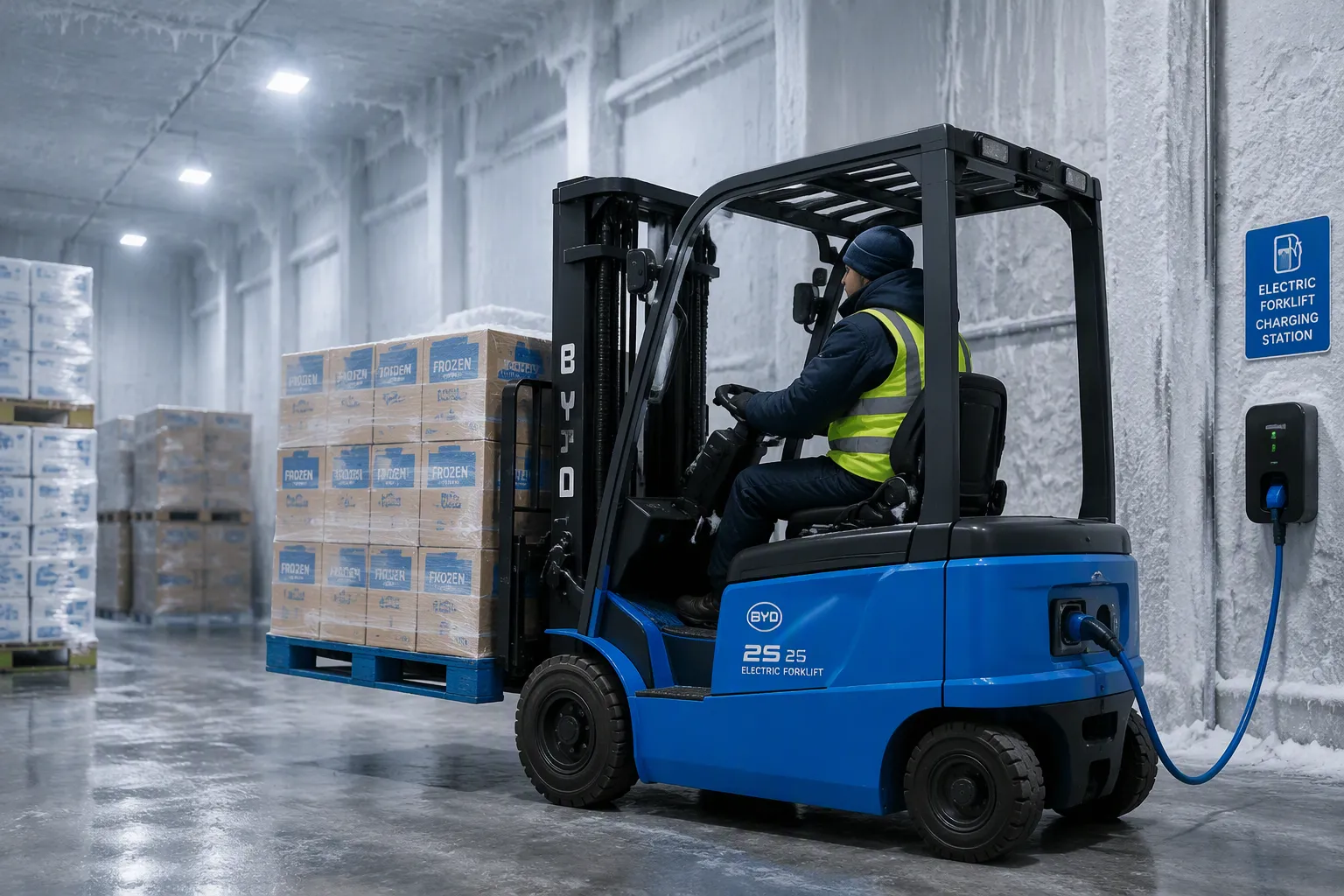 Soğuk Deponuz İçin Elektrikli Forklift Seçimi Nasıl Yapılır?