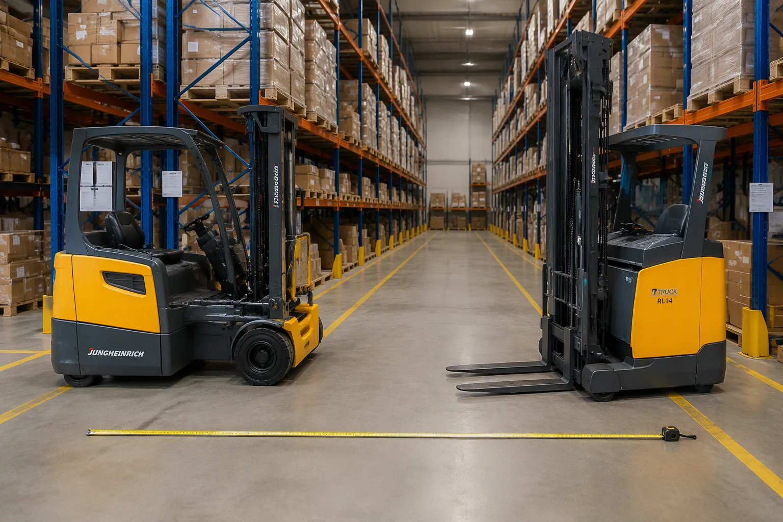 Elektrikli mafsallı forklift mi yoksa uzanma kollu forklift mi depoda daha fazla yer tasarrufu sağlar?
