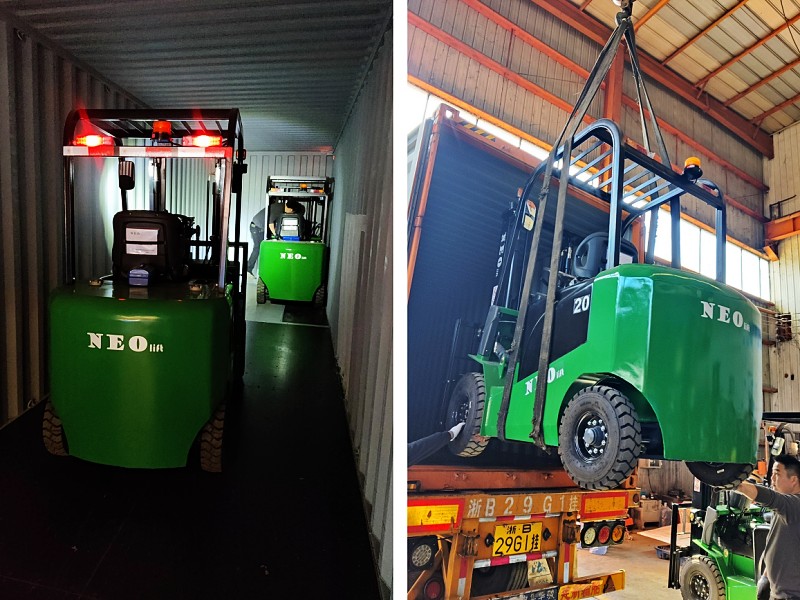 NEOlift Elektrikli Forkliftler, Verimli Lojistiği Güçlendirerek Antigua&#39;ya Yelken Açıyor
